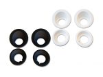 Intersection Light Flanges 2 Large Black, 2 Small Black, 2 Large White, 2 Small White