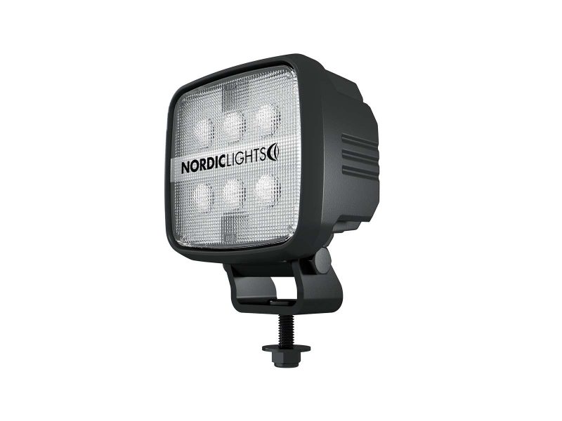 Scorpius GO 410/420 Lamp Unlit Angle View with Nordic Lights Logo