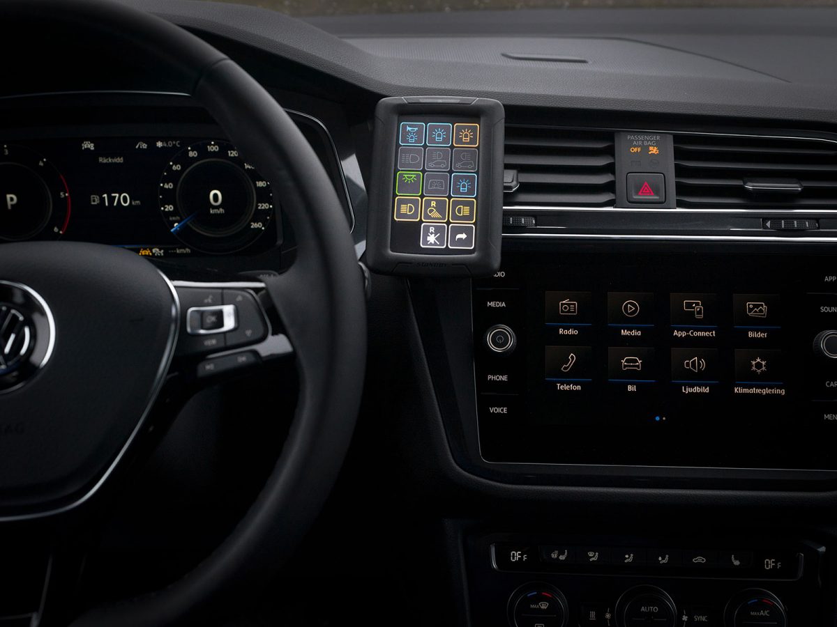 T4 Touch Panel In Situ on Vehicle Dash