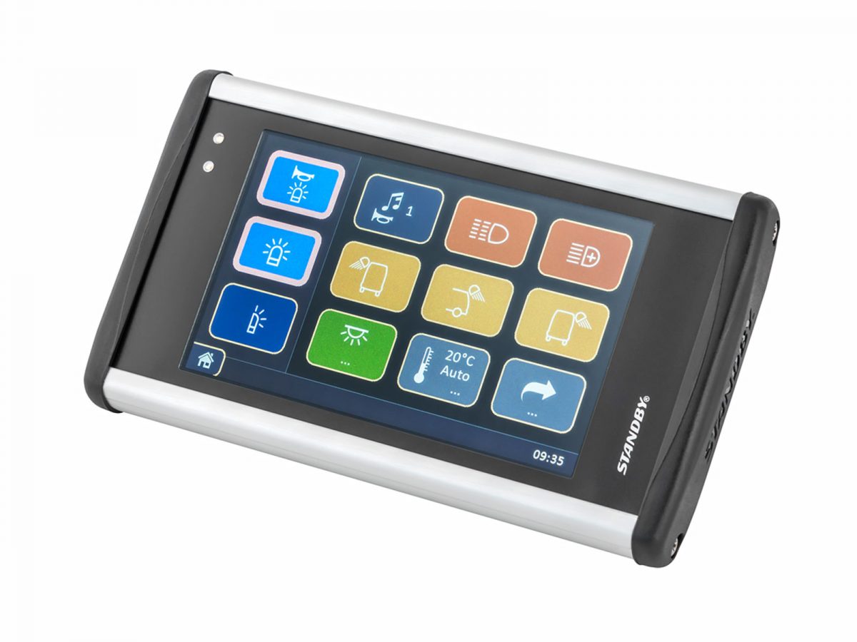 SE05 Control System Touchscreen Angle View