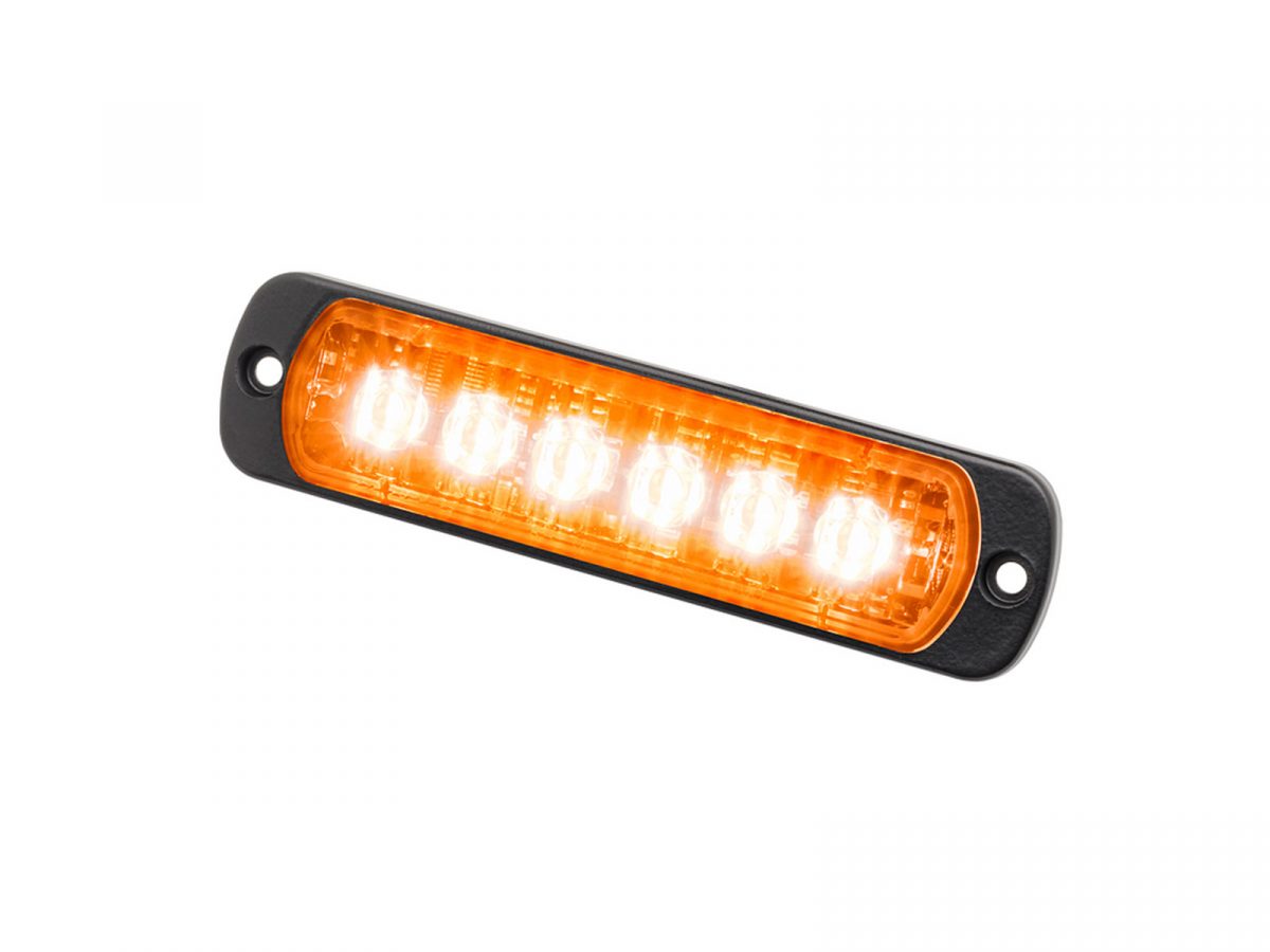 L52 Side Marker Lamp Amber Lit Angle View Full