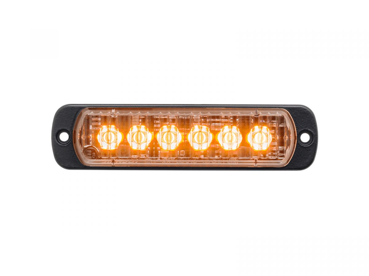 L52 Side Marker Lamp Amber Lit Front View Dipped