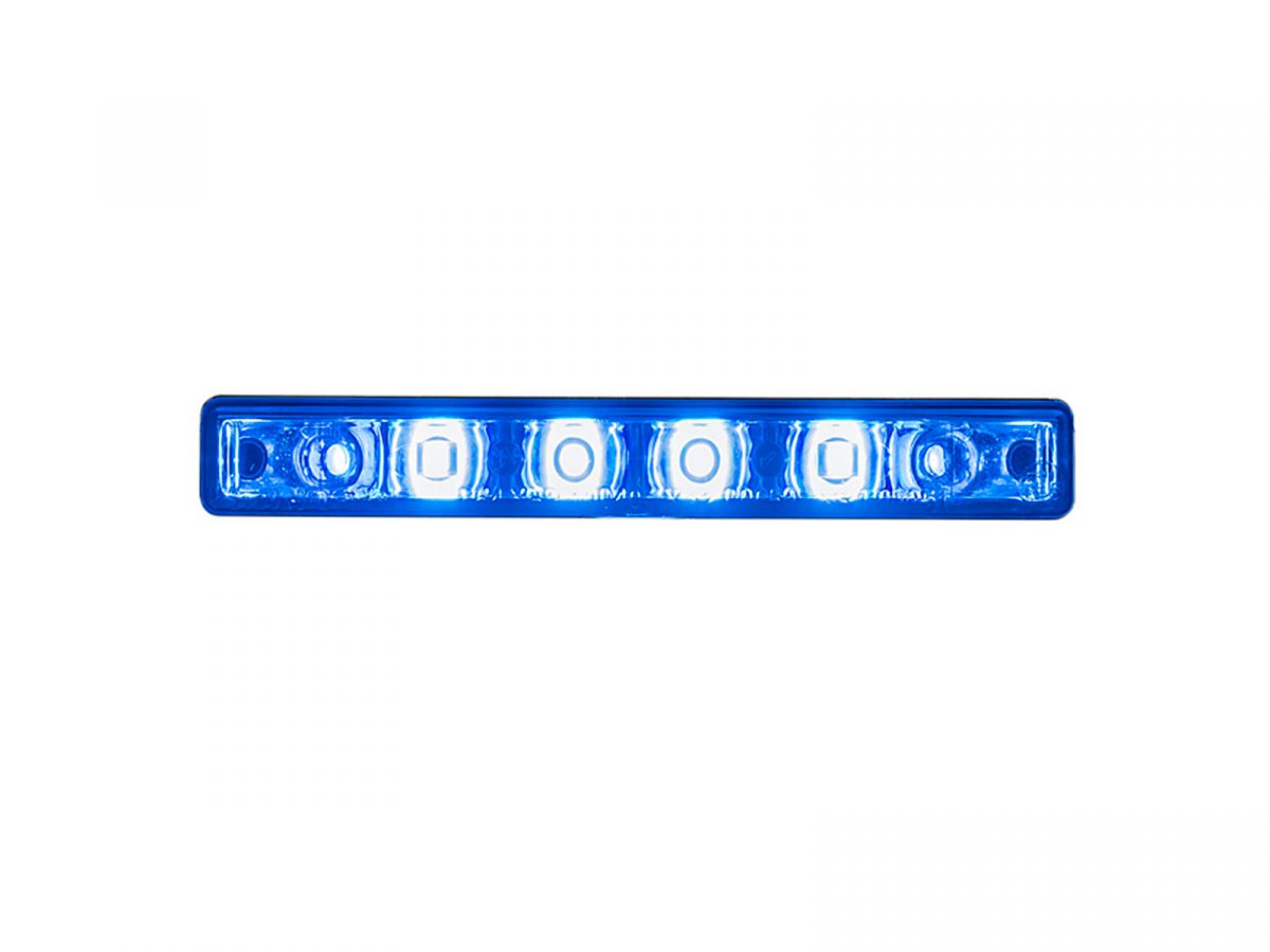 L54 Lamp Blue Lit Front View