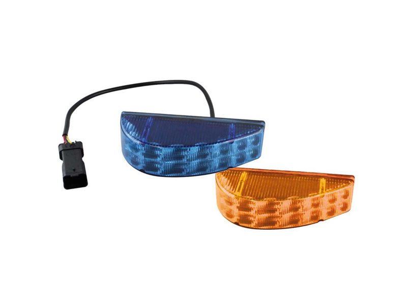 DIPA Motor Bike Light Amber and Blue with Cable Unlit