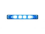 L54 Lamp Blue with Tinted Lens Lit Front View