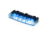 L54 Lamp Blue with Tinted Lens Lit Angle View