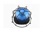 Gyroled M80 LED Beacon Blue Unlit with Protection Grid