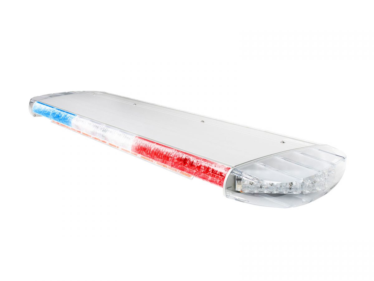 W3 Lightbar Blue/Red/White Lit Angle View