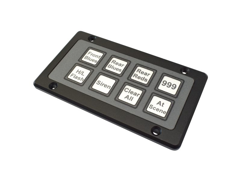 MCS-T8A Mini Switch Panel Angle View