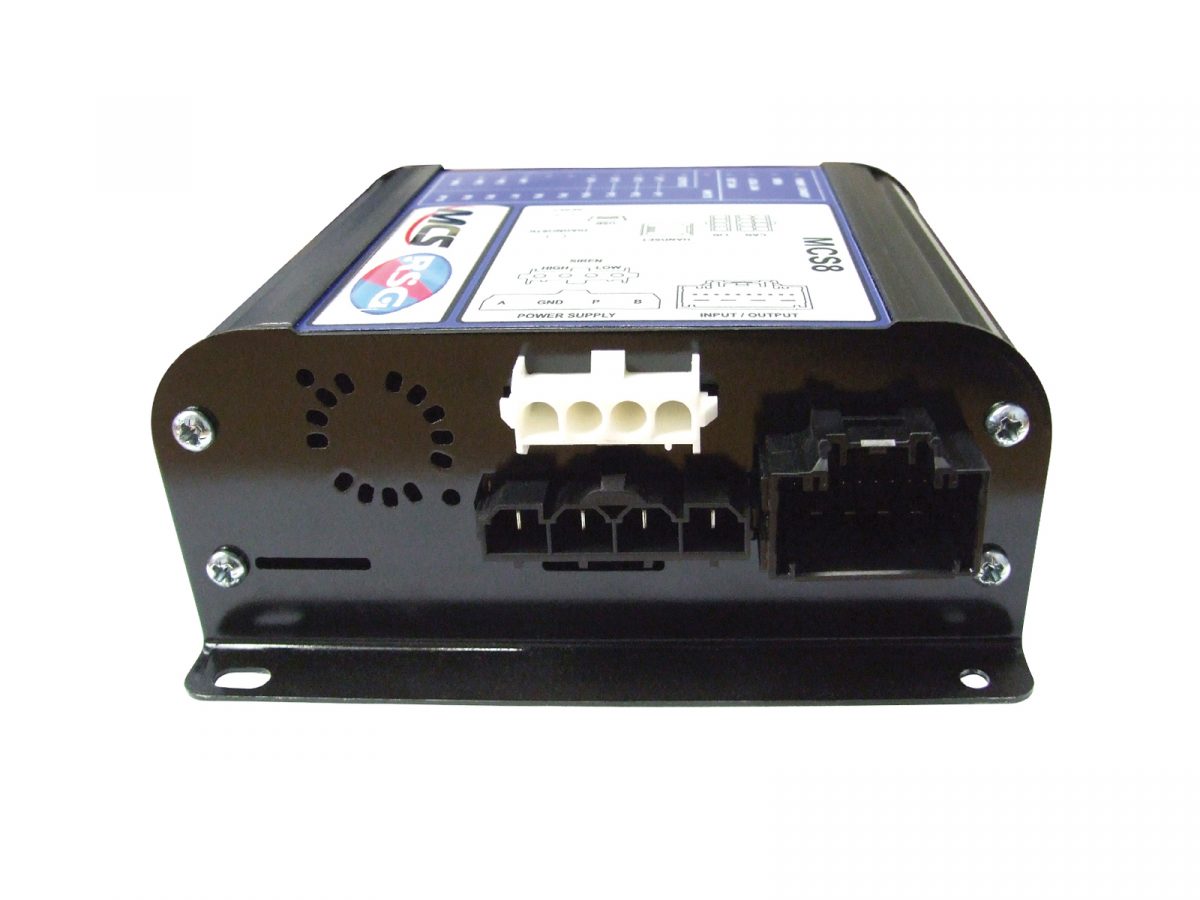 MCS-8 Universal Controller - Main Control Box Side View