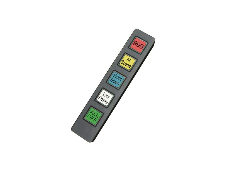 MCS-F5 Slimline Switch Unit 5 Button
