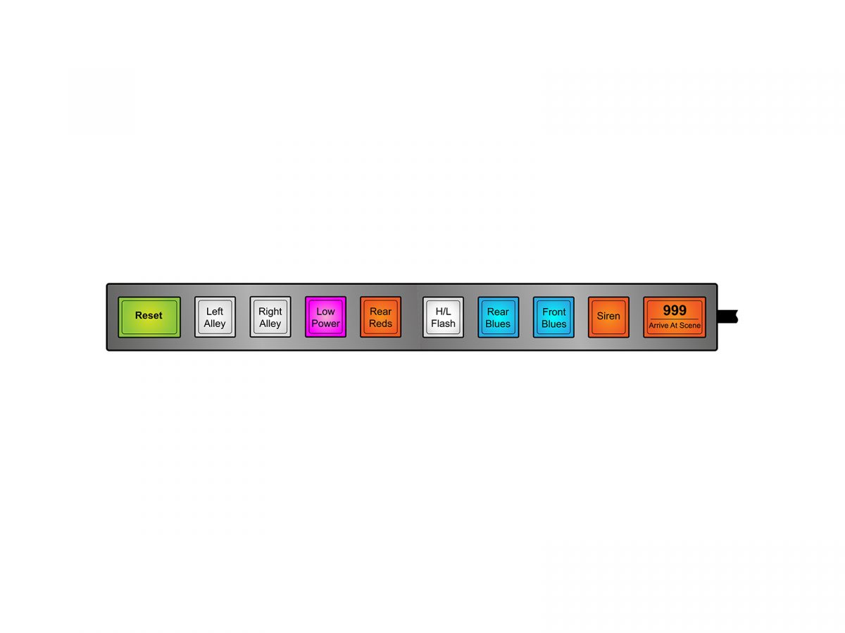 MCS-F5D Slimline Switch Unit Configuration Illustration