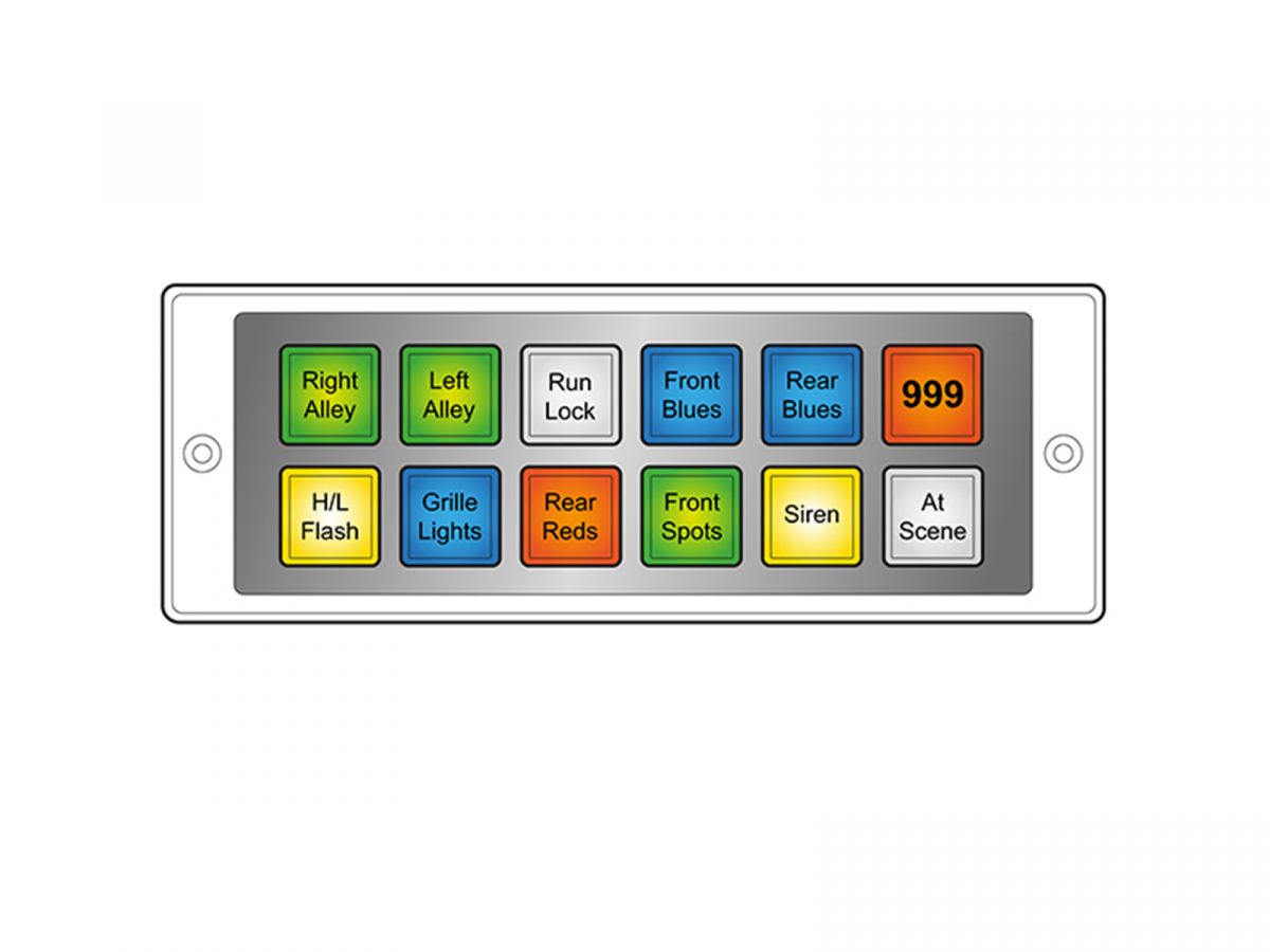 MCS-P12 Switch Panel Configuration Illustration