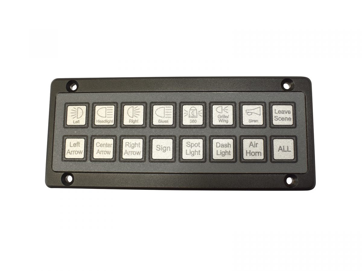 MCS-T16A Switch Panel Front View