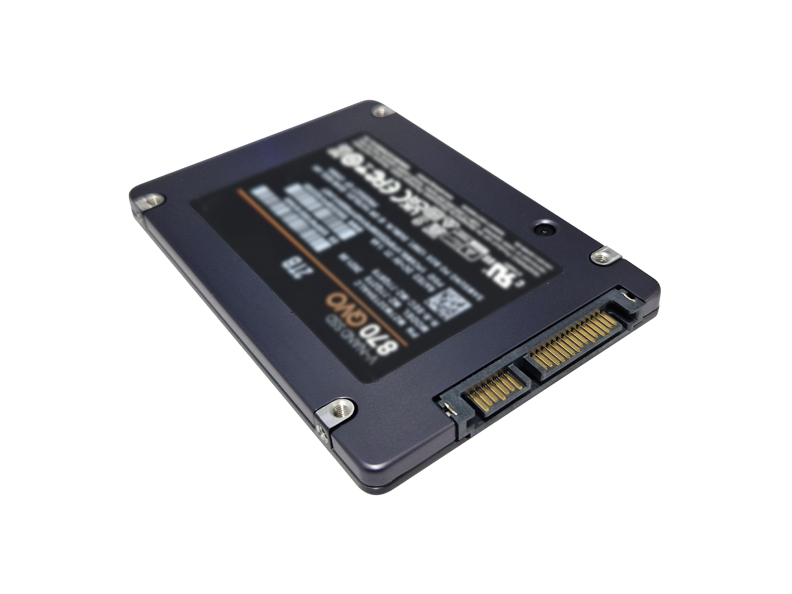 2TB 2.5 inch SSD internal hard drive angle view