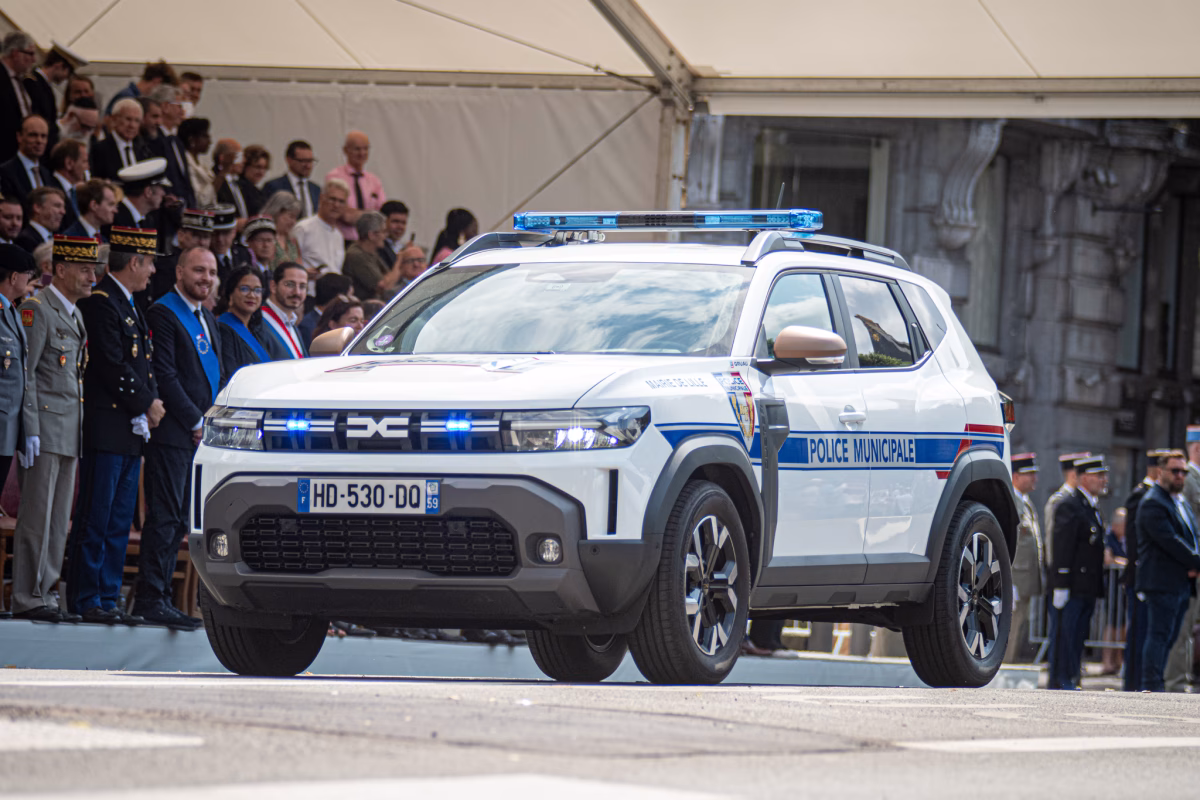 Véhicule police municipale défilé 14 juillet 2025