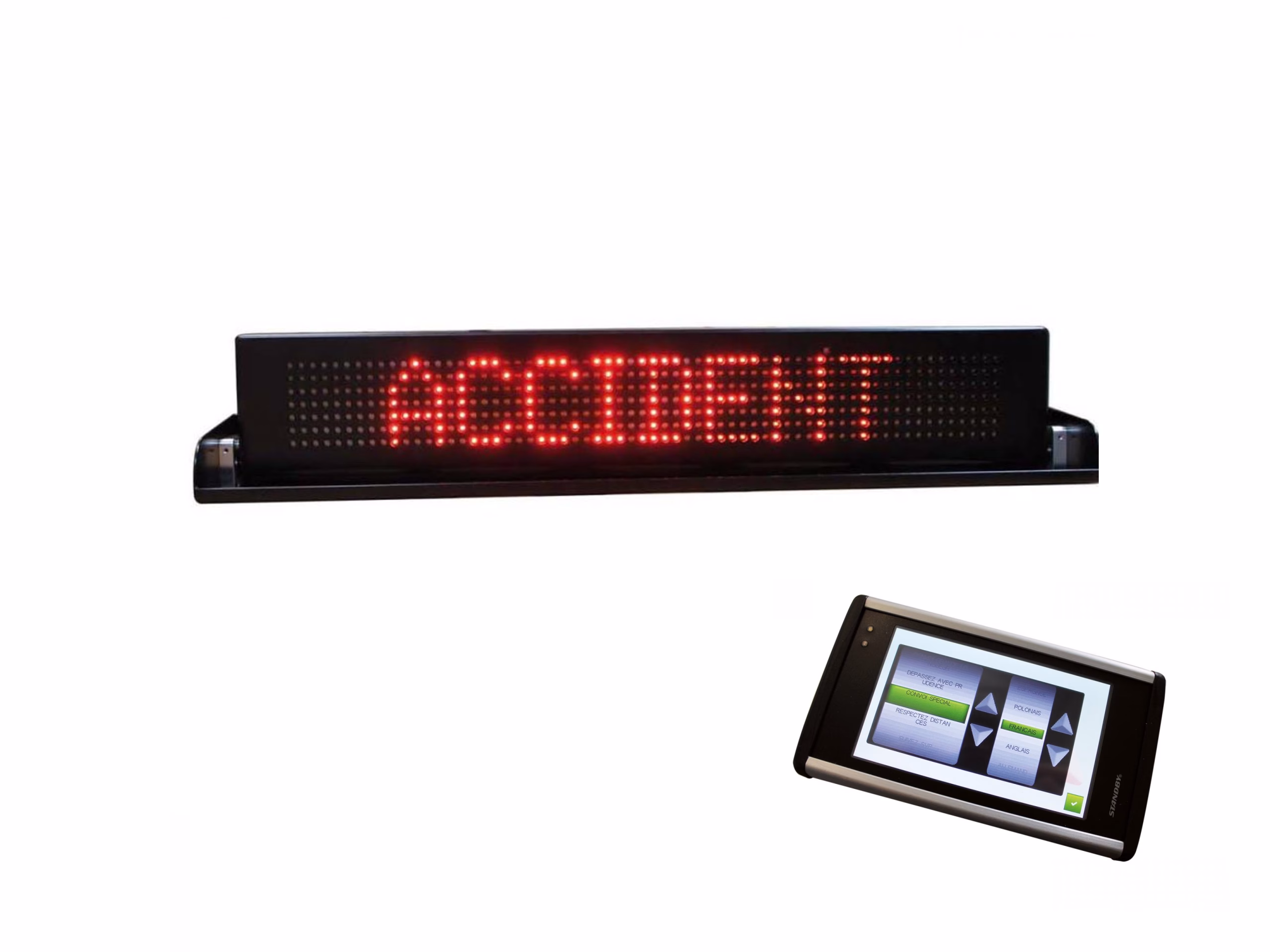 PMV autonome relevable avec T Panel