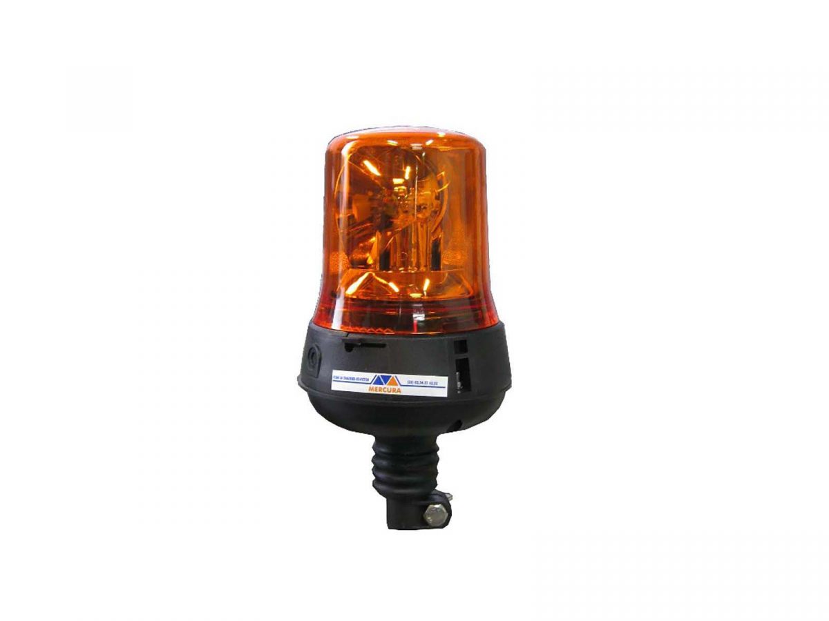 Gyrophare orange à LED Gyroled Classic magnétique sur hampe XL