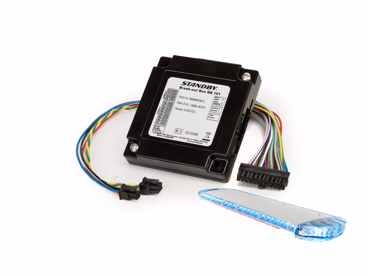 break out box pour rampe w3, interface de commande
