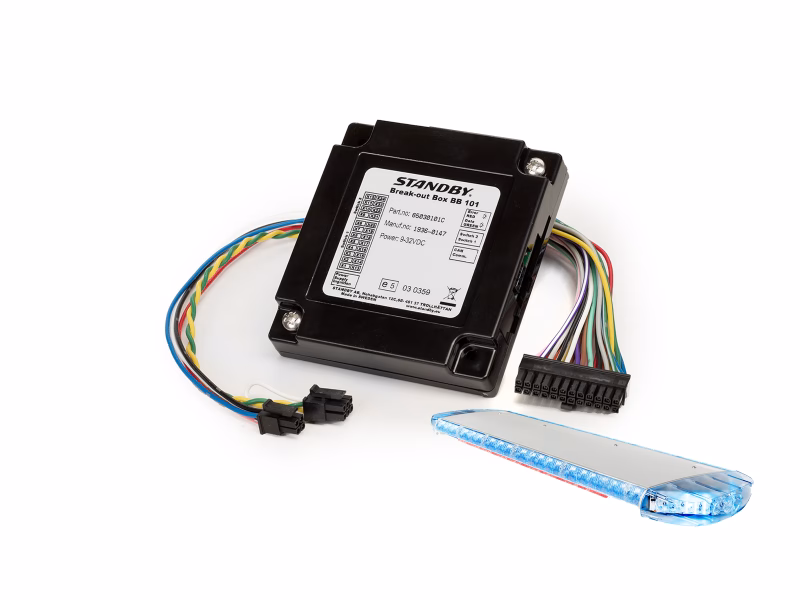 break out box pour rampe w3, interface de commande