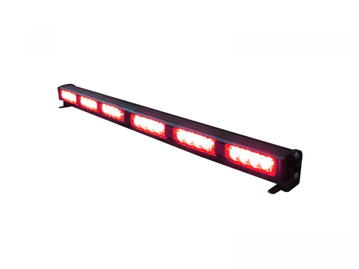 Barre lumineuse MTD rouge 6 feux LED