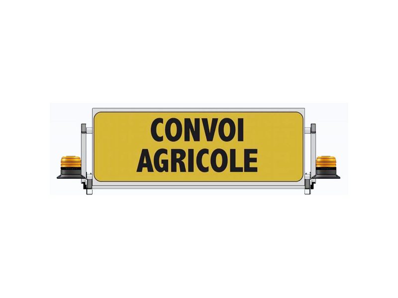 Convoi agricole face