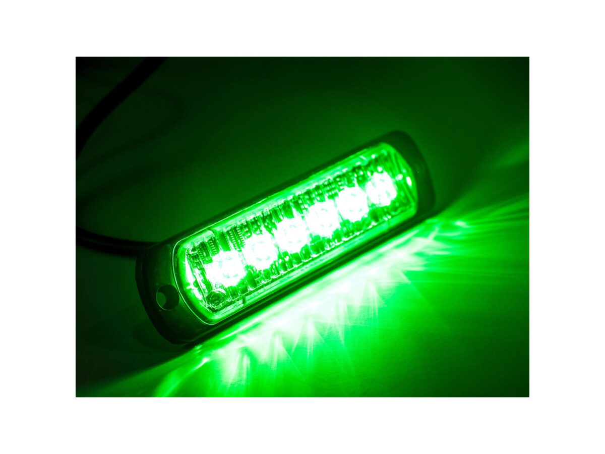Feu de pénétration à,LED L52 vert allumé