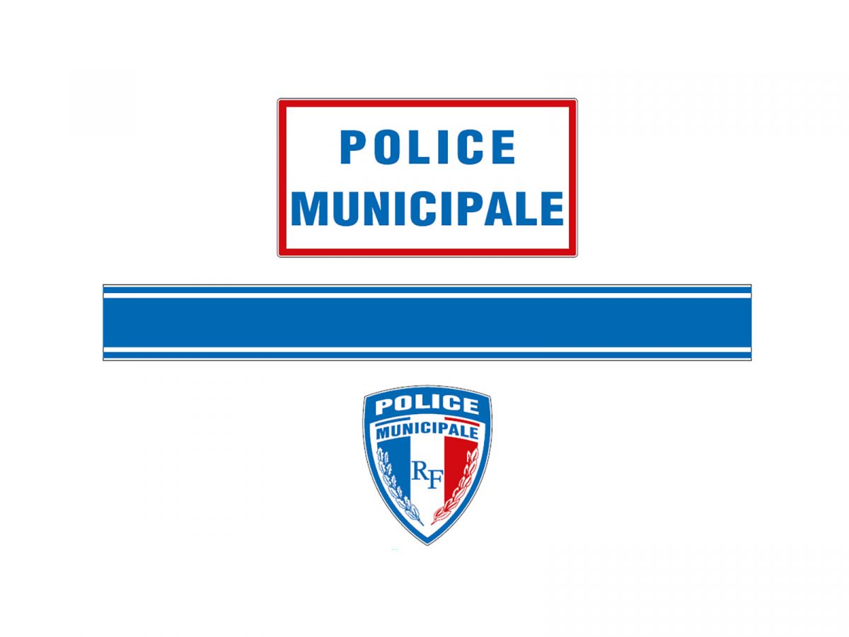 Kit complet sérigraphie police municipale 2 roues