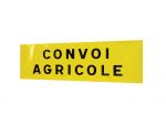 Bandeau convoi exceptionnel adhésif 120