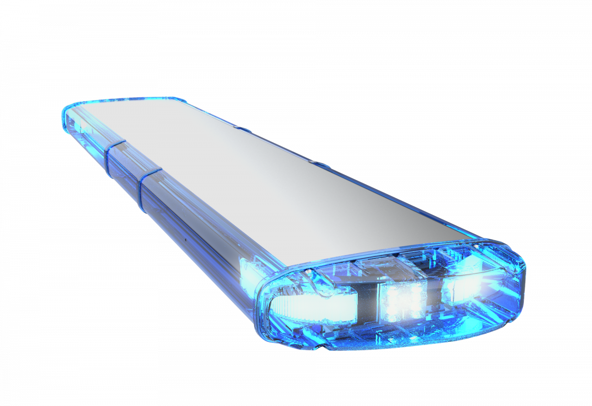 rampe vega fx bleue avec projecteurs latéraux