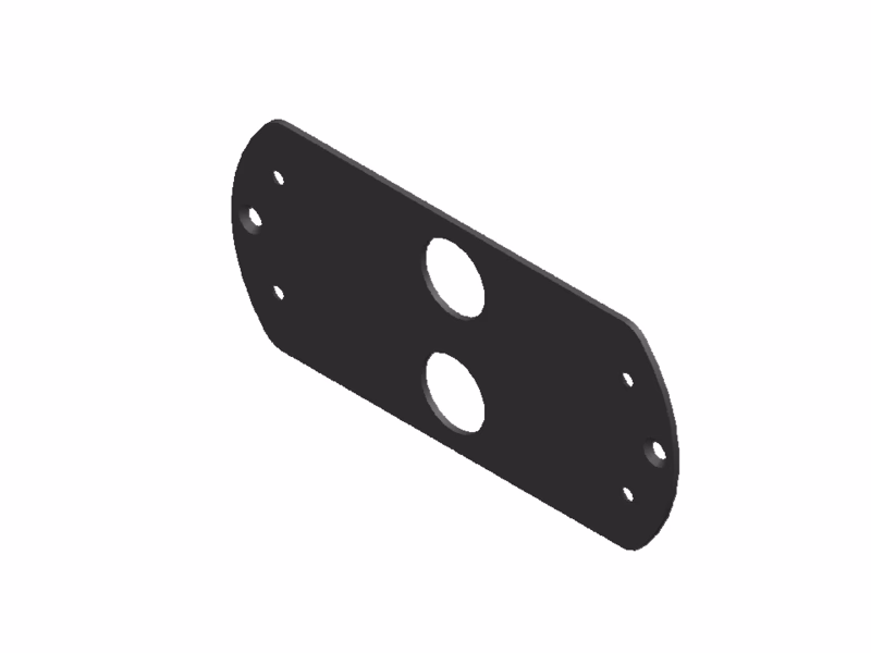 Support double feux L52