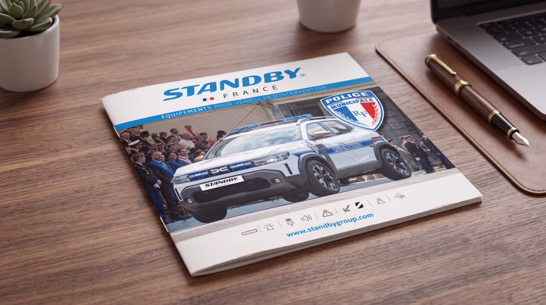 Mise en situation de la brochure Police Municipale