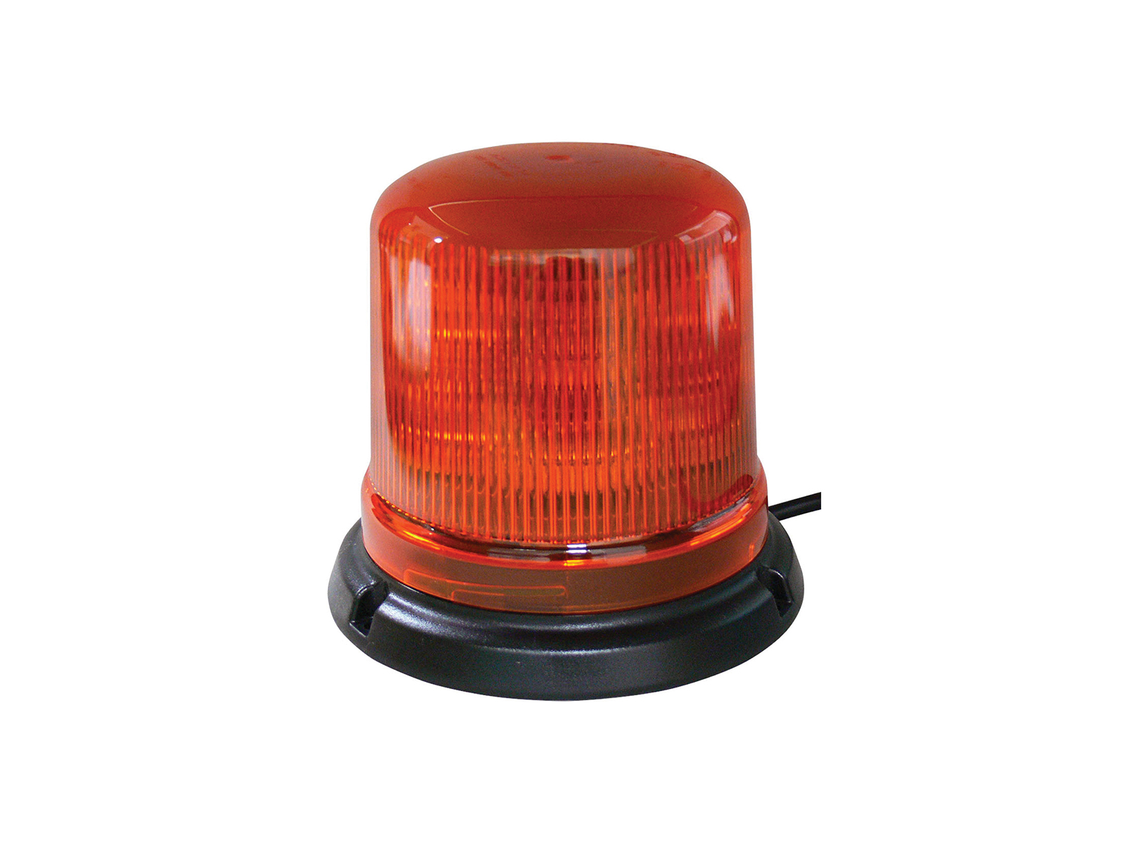 B14 Atom LED Beacon with 14 Built-In Flash Patterns Amber Unlit No Cable