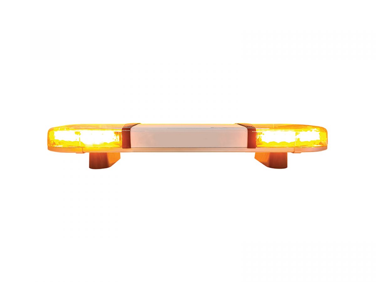 Low Profile Recovery Lightbar - Hurricane with 3-way LED Modules Lit Front View