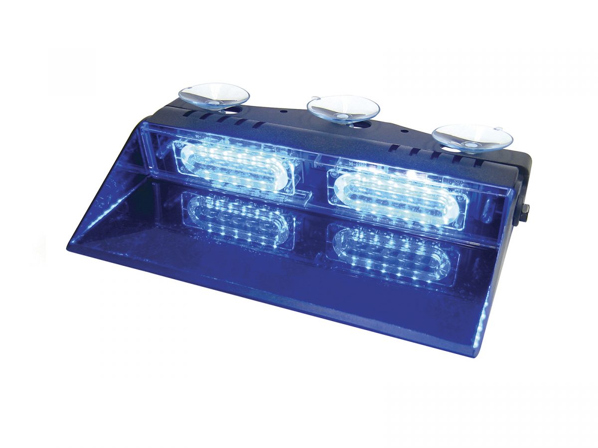 Micromax Xtreme II 12-LED Dash Light Super-Bright 6-Way Module Lit Angle View