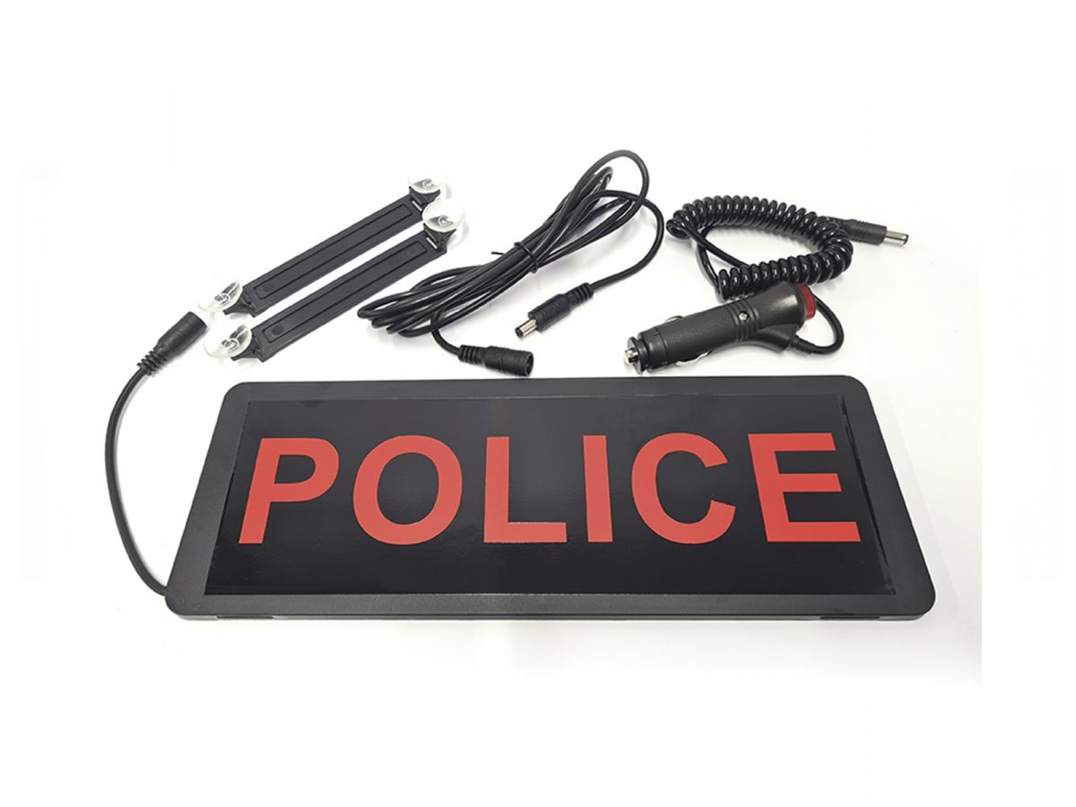 Safe Responder R - Rear LED Sign Police Full Kit
