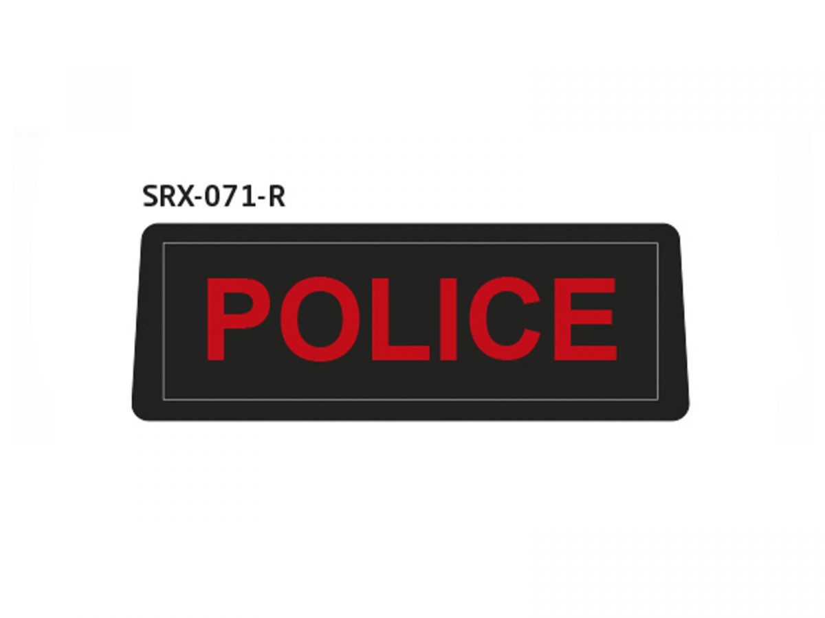 Safe Responder R - Rear LED Sign Police