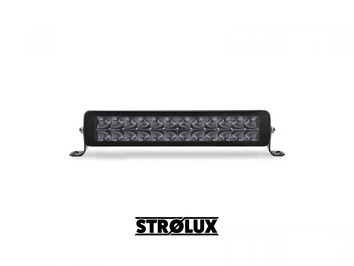 Strølux Double Row LED Work Light Bar 5W Osram 14" Double Row 24 LEDs