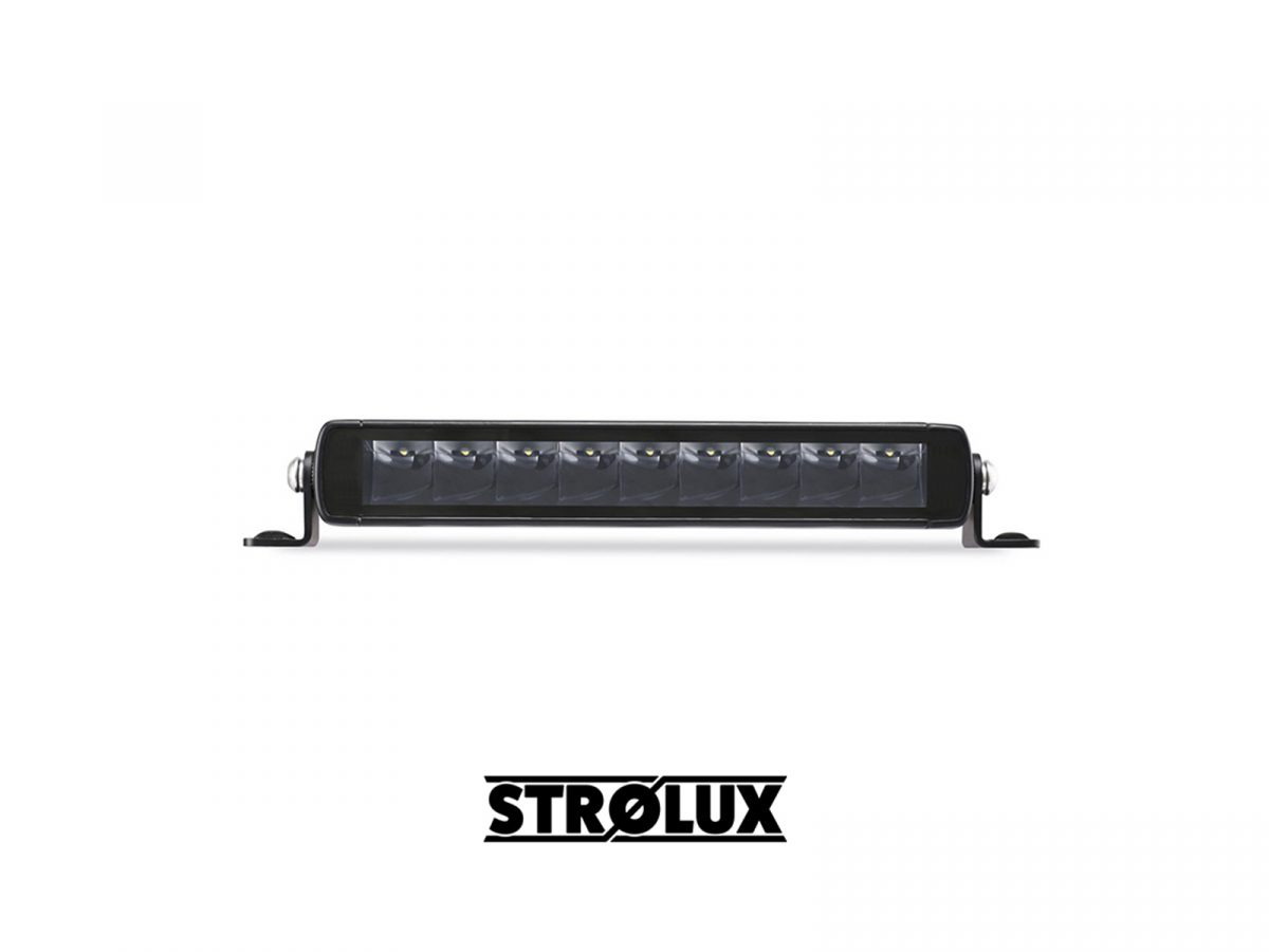 Strølux Single Row LED Work Light Bar 5W Osram 10" Single Row 9 LEDs