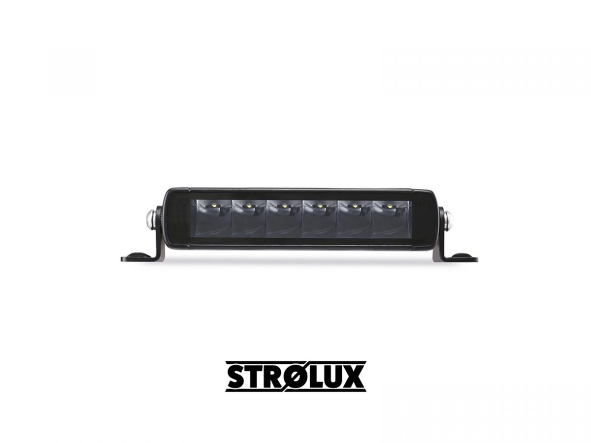 Strølux Single Row LED Work Light Bar 5W Osram 7" Single Row 6 LEDs