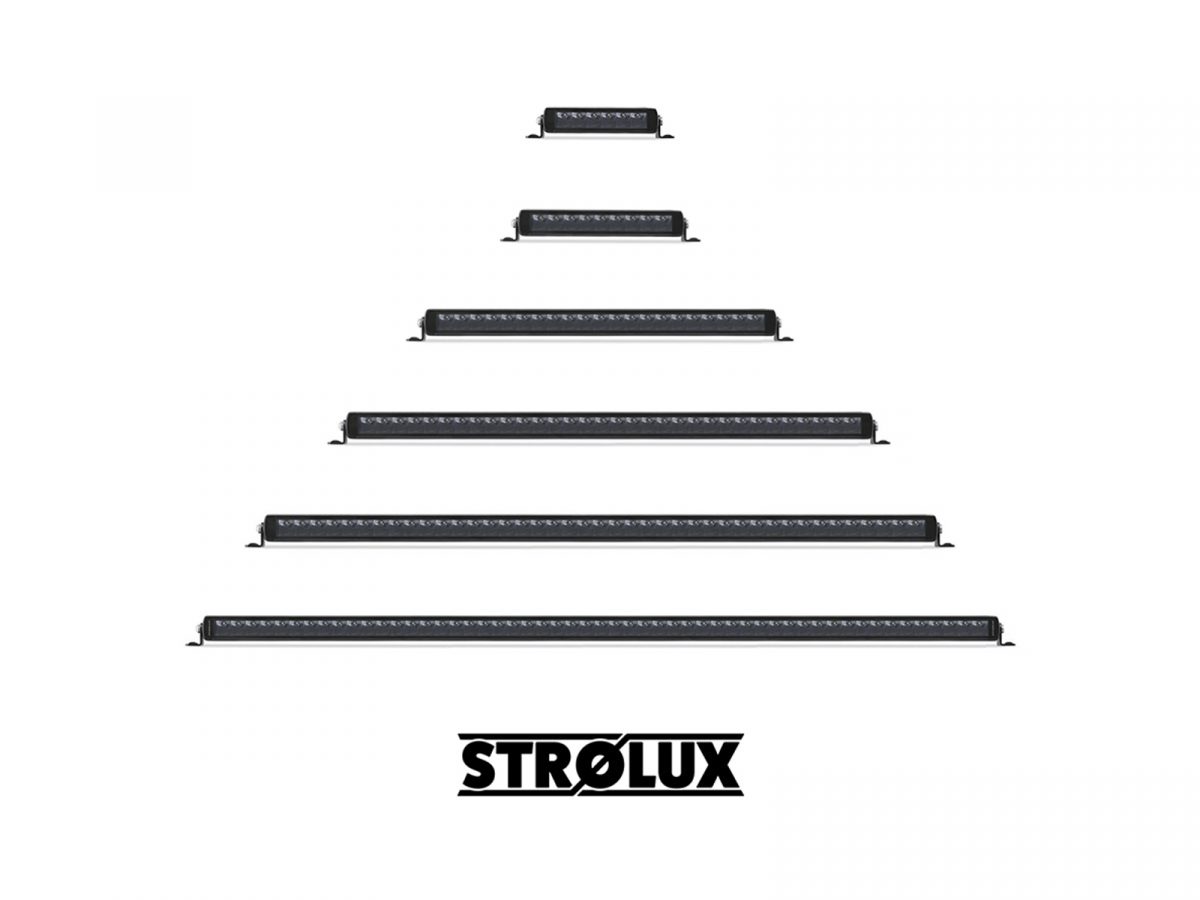 Strølux Double Row LED Work Light Bar 5W Osram Single Row Group