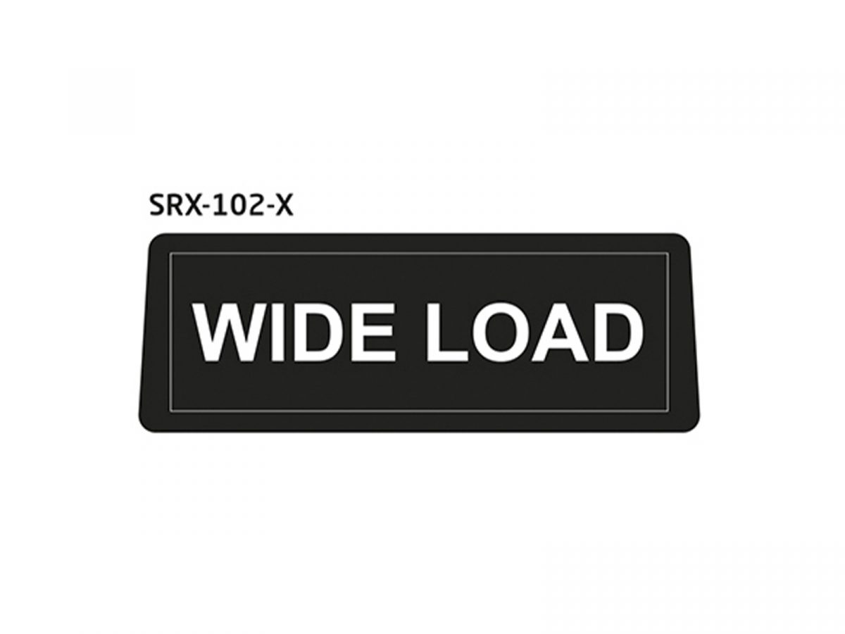 Safe Responder X - LED Visor Sign Wide Load