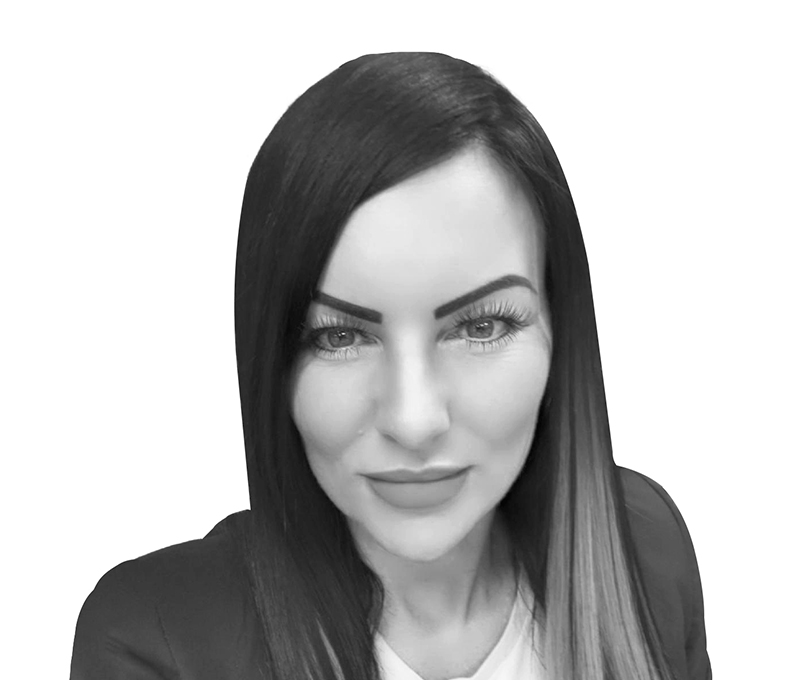 Emma Jones is a Standby RSG Internal Sales Executive for the Northern Area, this is her black and white headshot.