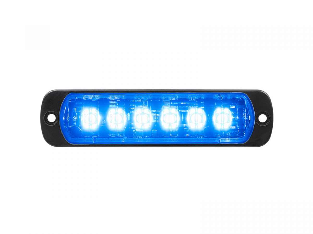 L52 LED Lamp Single Colour Blue Horizontal Front View