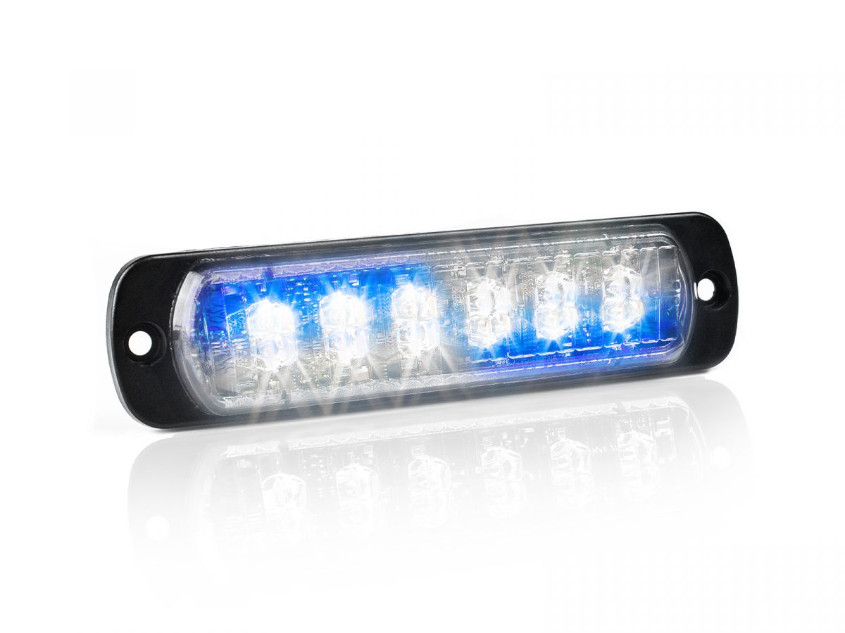 L52 LED Lamp Dual Colour Blue White Horizontal Angle View