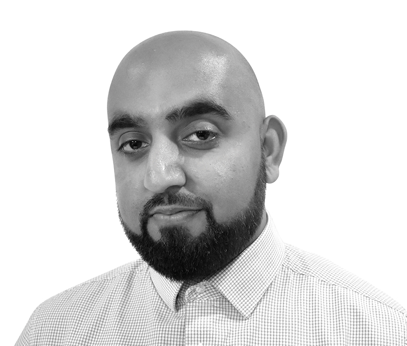 Mohammed Irfan is Standby RSG's Software Developer, this is his black and white headshot.