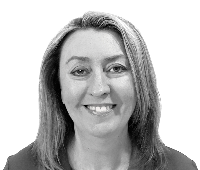 Michelle Thelwell is Standby RSG's Works Manager, this is her black and white headshot.