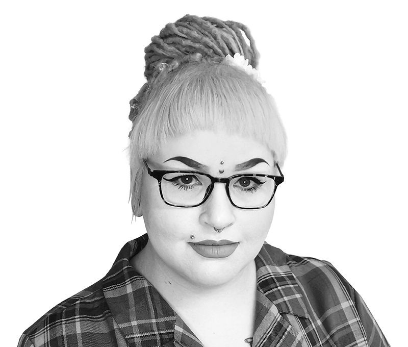 Siân Powell is Standby RSG's Digital Marketing Co-ordinator, this is her black and white headshot.