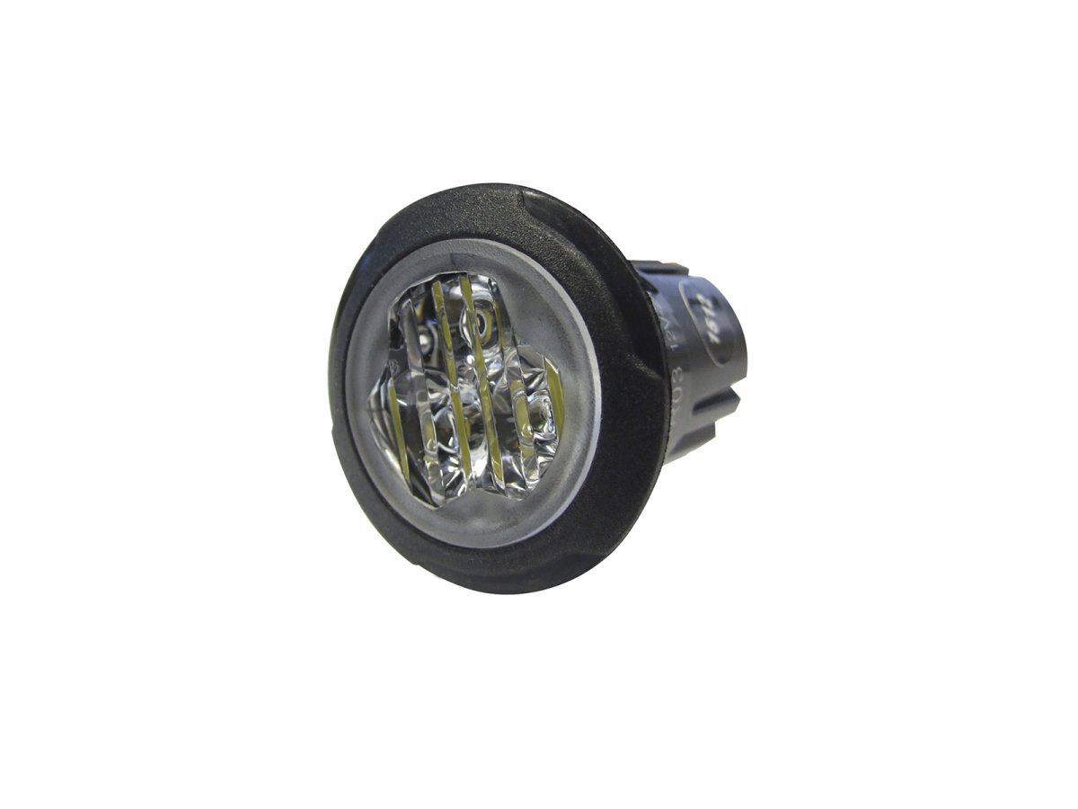 Micro Blast Low-Profile 3-LED Module Unlit Angle View No Cable