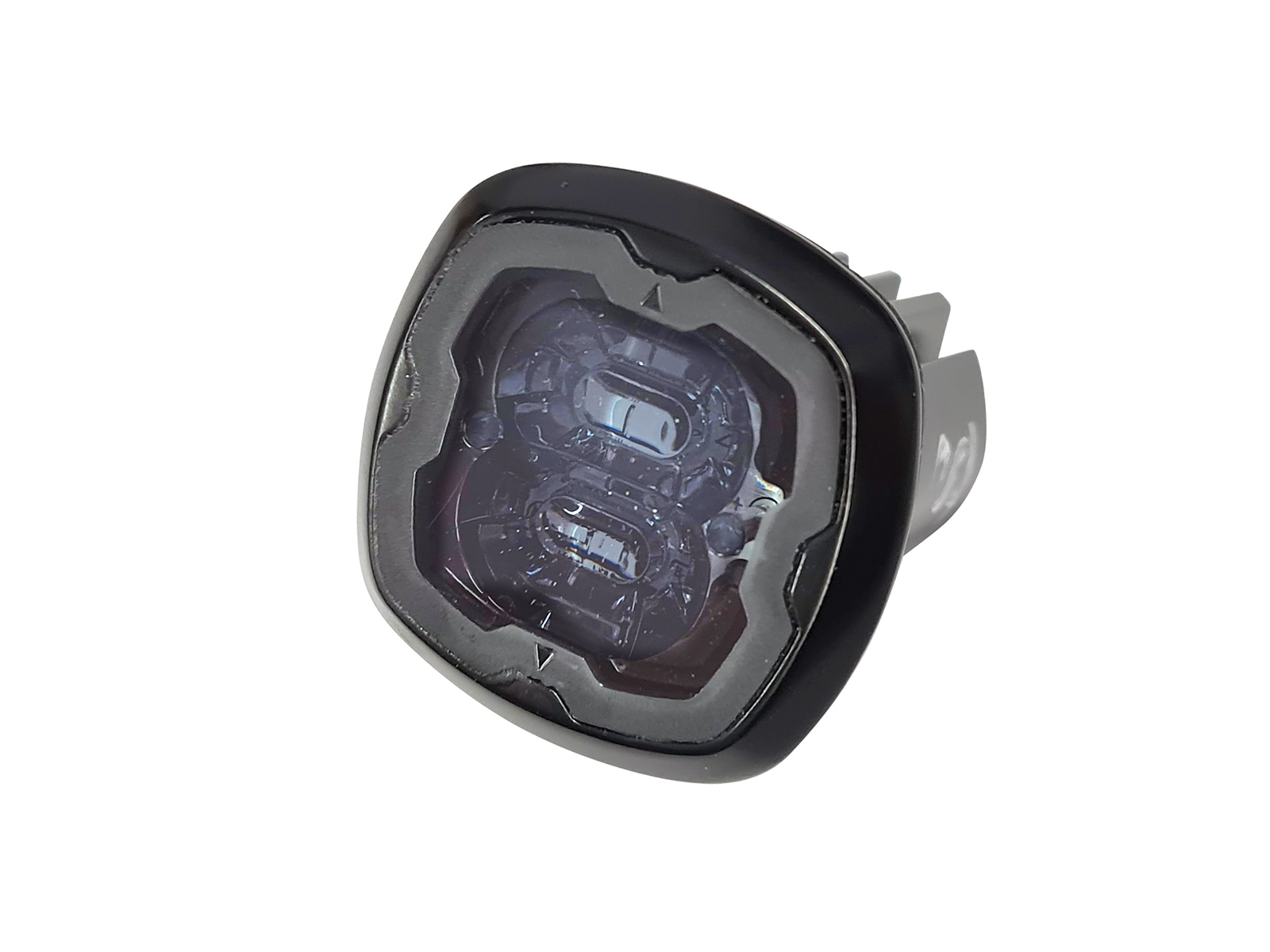 Pop-n-Lock LED Module (CR06) Smoked Lens Unlit Angle View
